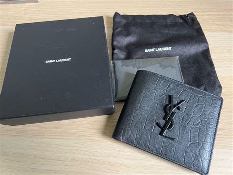 ysl mens wallet cheap|yves saint laurent men's wallet.